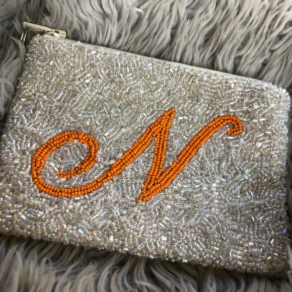 NWOT - Moyna/Anthropologie  “N” Alphabet Bag - Picture 2 of 3